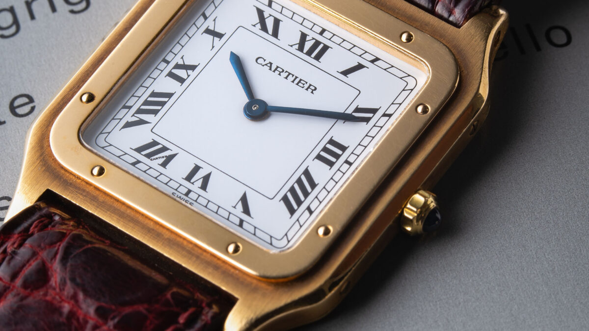 Cartier gold watch