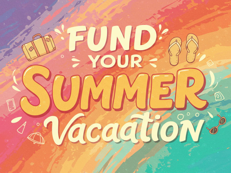Fund your summer vacation graphic